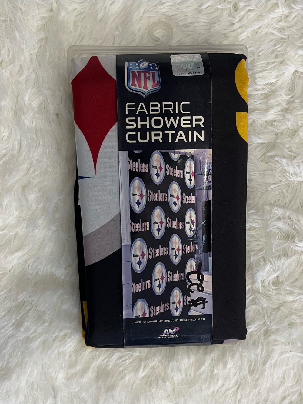NFL Pittsburgh Steelers Fabric Shower Curtain